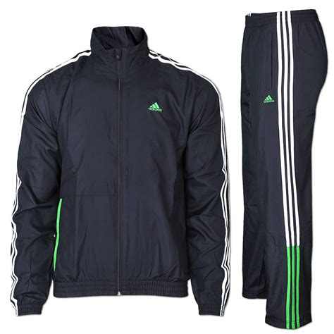 adidas jogginganzug herren schwarz weiß|Adidas anzüge herren.